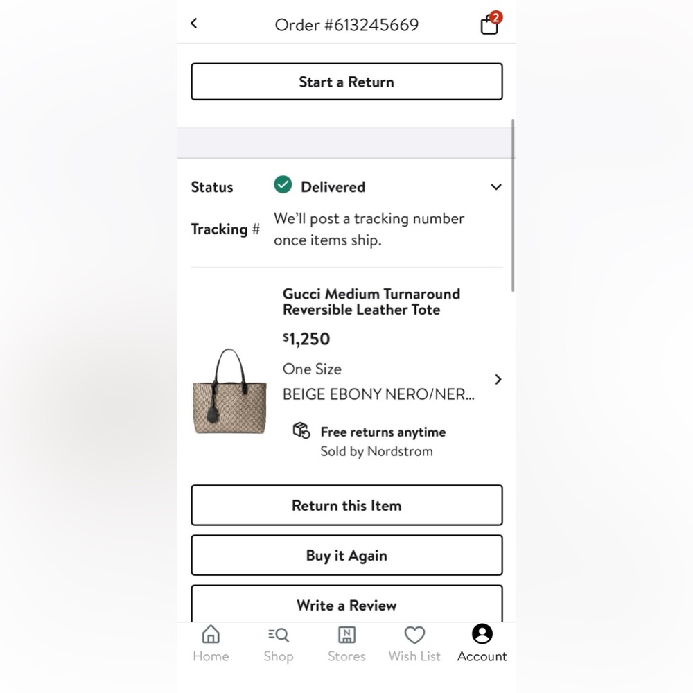 Gucci Beige and Black Signature Reversible Tote - Picture 14 of 15